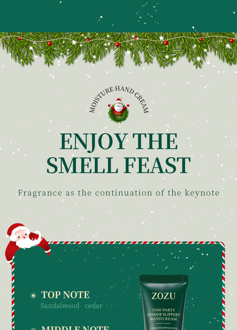Christmas Hand Cream ZOZU Moisturizing, Refreshing, and Nourishing Hand Cream Gift Set for  Wholesale