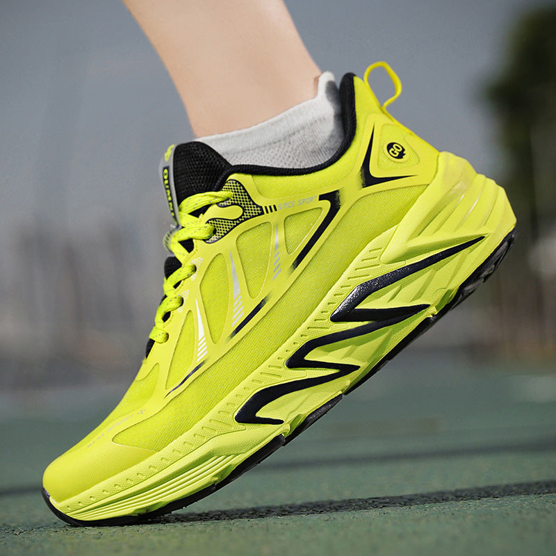 New Foreign Trade Running Shoes for Men and Women, Couple Style, Large Size, Versatile Marathon Outdoor Casual Cycling Jogging Sports Shoes