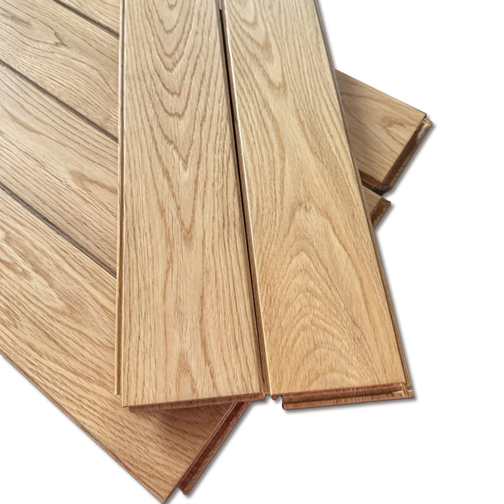 18mm Premium Solid Oak Hardwood Flooring Custom Size for Luxury Interior Outdoor Use Villas Hotels Boutique Spaces Surface ABCD