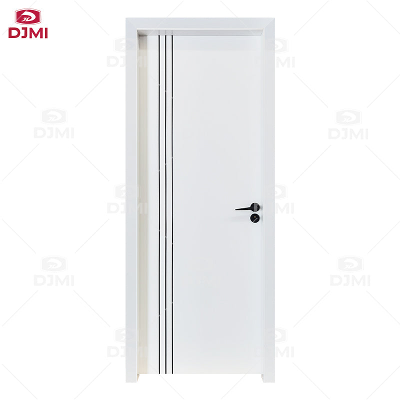 For Interior High Quality Modern Solid Core Wooden Prehung Interior Slab Doors White Casement Flush Door for House