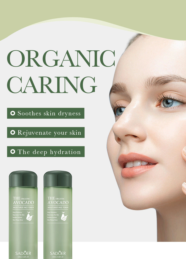 Avocado Skincare Set SADOER Cleansing, moisturizing and moisturizing six-piece set  foreign trade wholesale