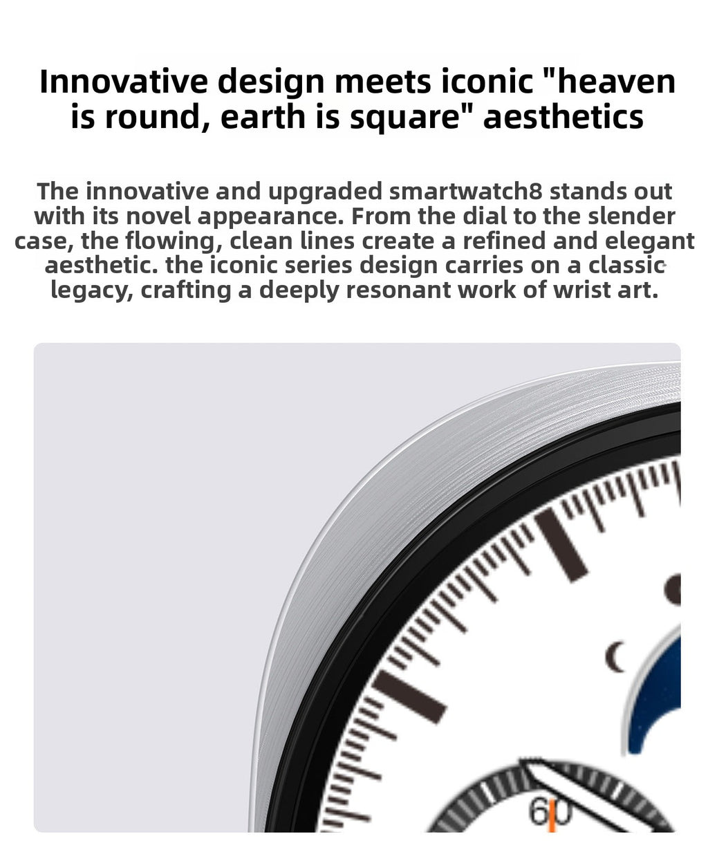 HD8 Mini Smart Watch Bluetooth Call True Heart Rate Step Sleep Monitoring Deep Waterproof Ladies Sports