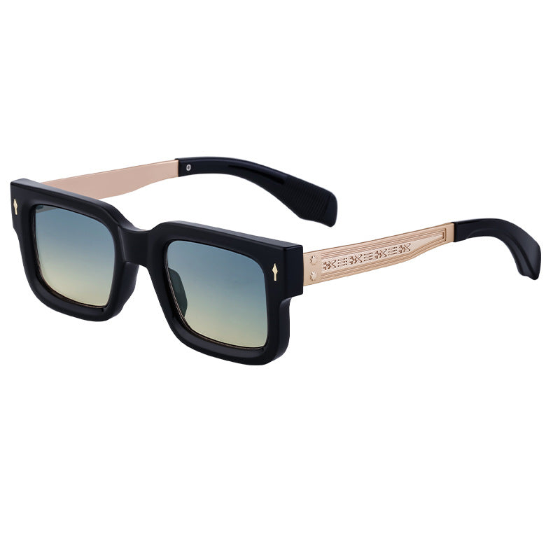 Retro Small Square Frame Men's Sunglasses Personality Street Style Sunglasses High-end Driving Glasses sunglasses