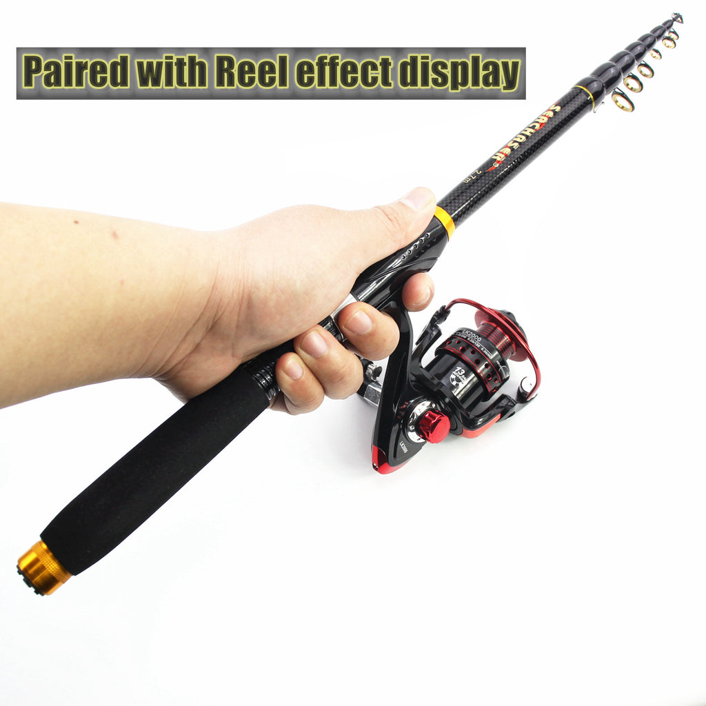 Portable Ultra-Short Small Sea Rod Carbon Fiber Telescopic Lure Rod Mini Long Cast Snakehead Carp Rod FBA