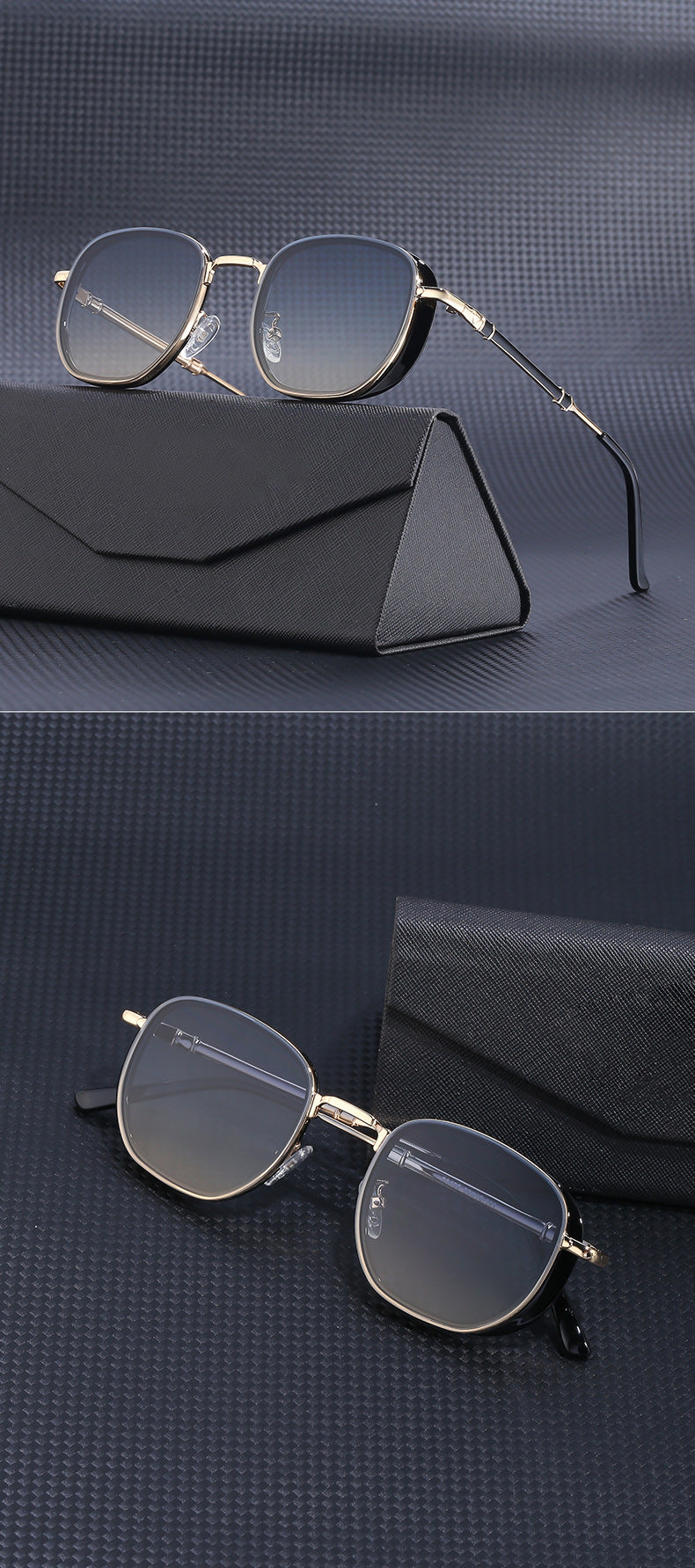 Vintage Steampunk Sunglasses for Men Small Square Frame Sunglasses Trendy Sunglasses Wholesale Driving Glasses shades