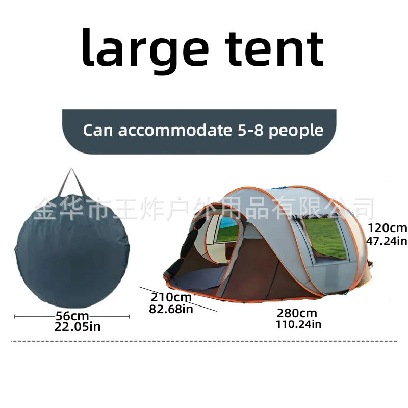 Automatic Hand Throw Quick Open Tent Indoor Children's Tent Camping Windproof Rainproof Sunproof Tent