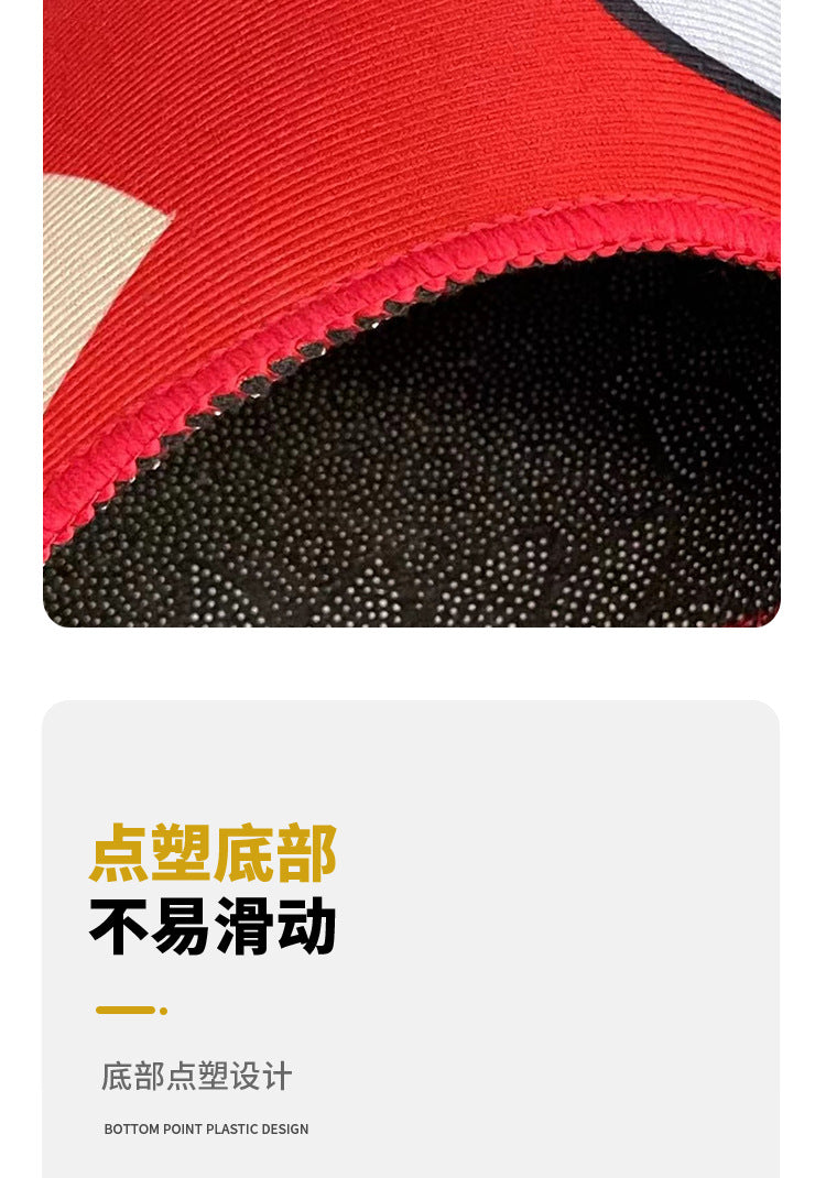 Living Room Carpet Stain Resistant Easy Care Crystal Velvet Carpet Home Sofa Coffee Table Rug Bedroom Wear-Resistant Non-Slip Mat