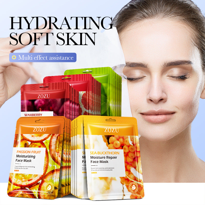 Fruit Mask25g ZOZU Bayberry Hydrating Sea Buckthorn Fruit Moisturizing Green Grape Skin Rejuvenation Cross-Border Wholesale