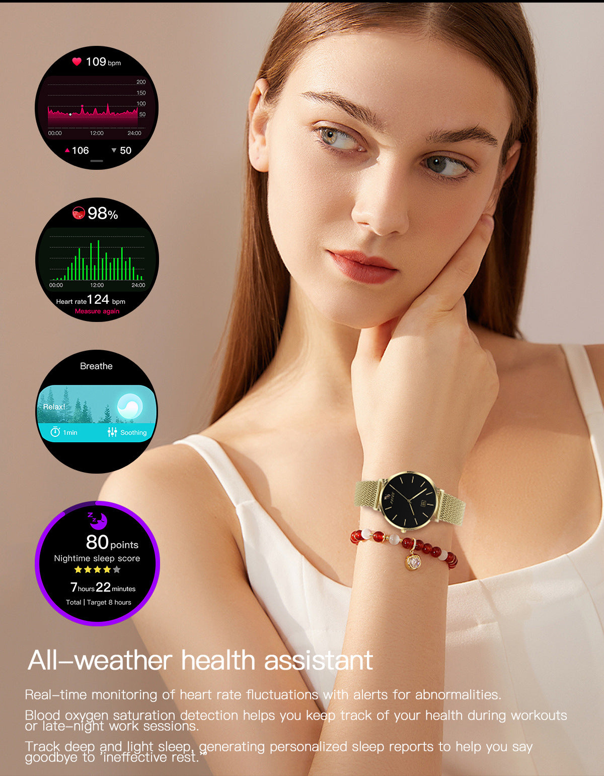 T8 Ultra Smart Watch Bluetooth Call Heart Rate Step Sleep Depth Waterproof Three-Proof Sports Women's Watch
