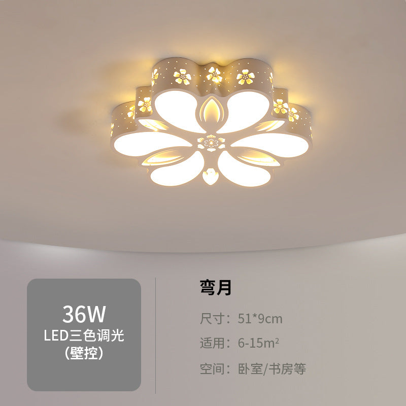 New Bedroom Lamp Simple Fashion Children's Room Lighting Warm Romantic Living Room Decor Creative LED Ceiling Lamp