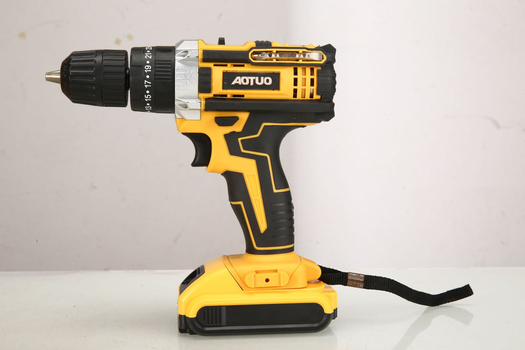 Multi-Function Pistol Drill Lithium Electric Impact Hand Drill Screwdriver Rechargeable Drill Lithium Drill Set