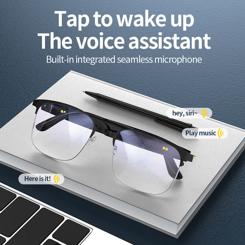 New Trending Smart AI Bluetooth glasses with UV protection TWS Bluetooth Earbuds Smart