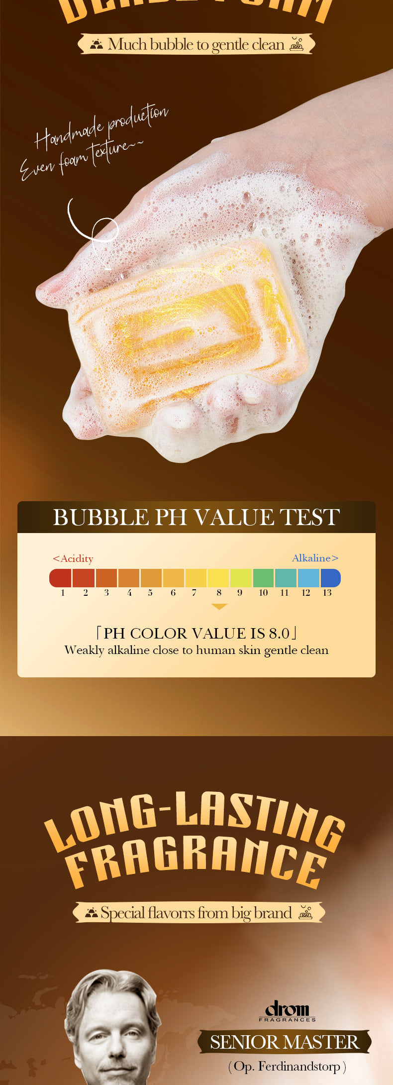 24K Gold Handmade Essential Oil Soap SADOER Universal Handmade Soap for Body Cleansing Cross-Border Wholesale