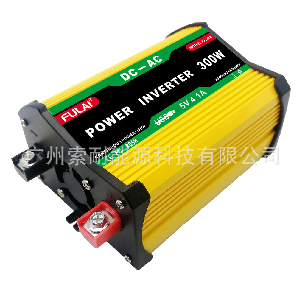 300W Vehicle Inverter12V Turn110V220V Double USB E-commerce car power inverter