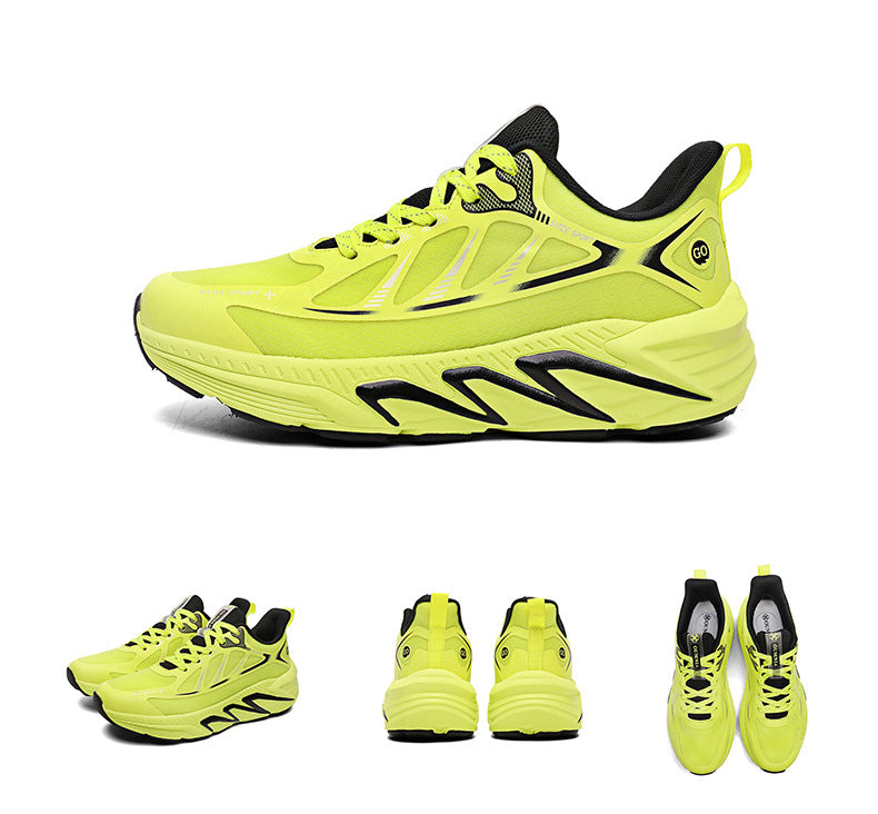 New Foreign Trade Running Shoes for Men and Women, Couple Style, Large Size, Versatile Marathon Outdoor Casual Cycling Jogging Sports Shoes
