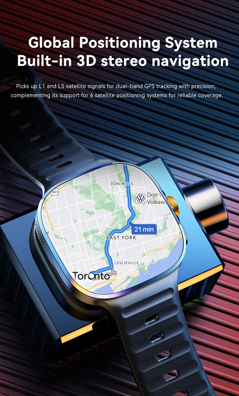 M99Smart Watch5G SIM Card Global Comm Google Store APP Download2.14inch Full Screen Touch Dual System