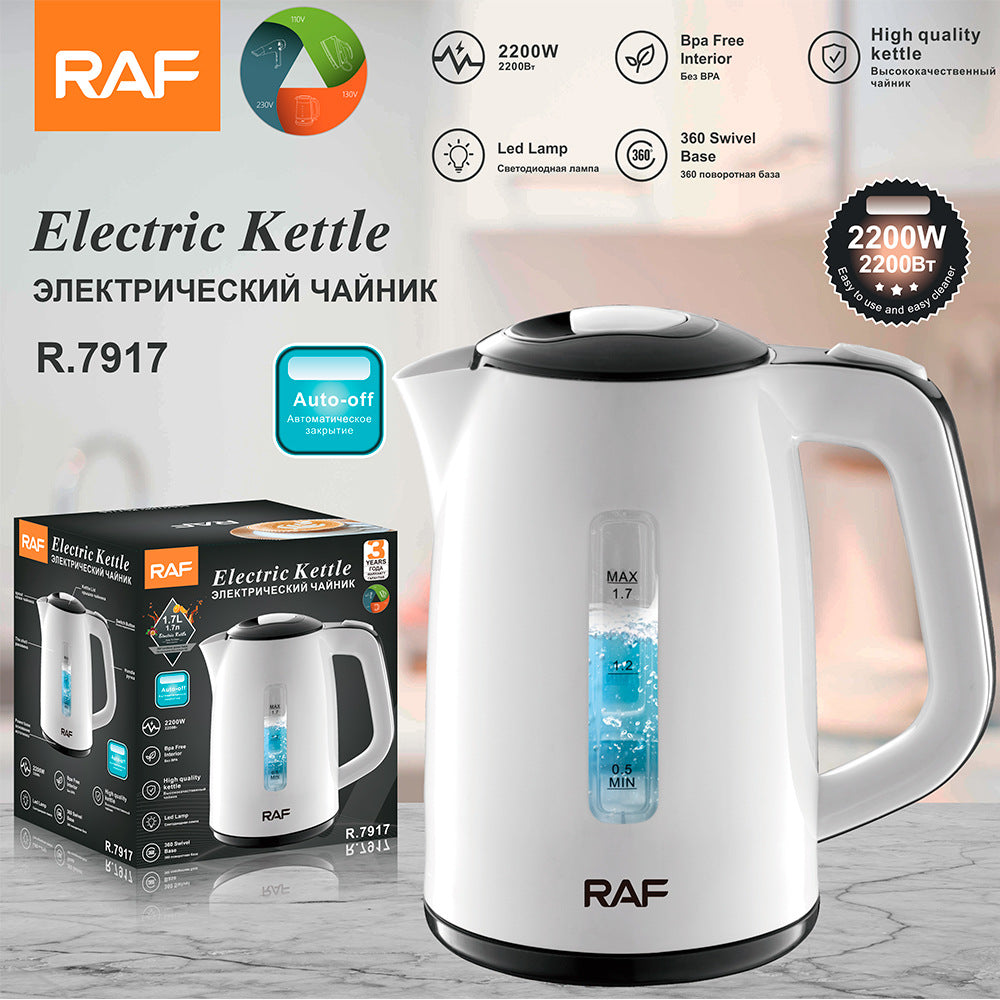 RAF Special Stainless Steel Electric Kettle for Office Health Care, Automatic Power-off, Anti-dry Boiling Kettle R7917