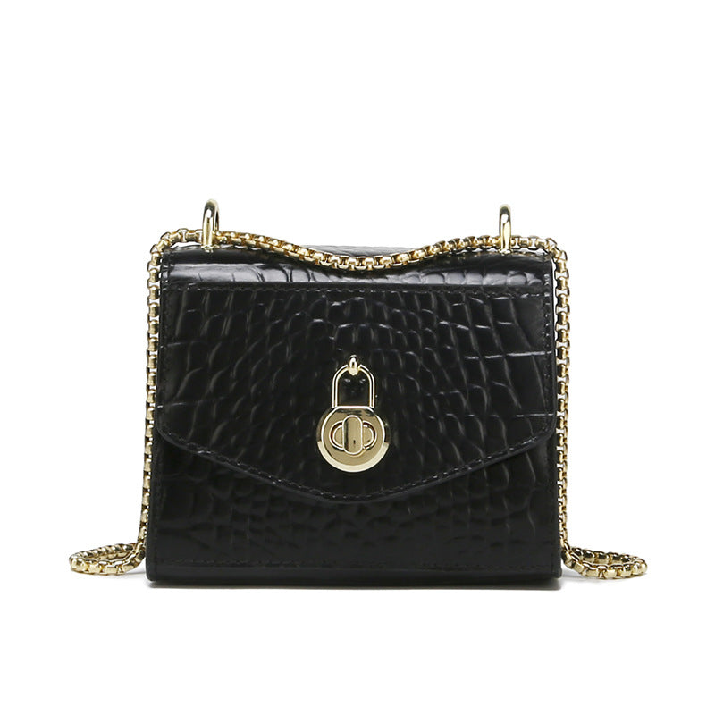 New Trendy Fashion Small Square Bag Retro Chic Single Shoulder Women's Bag Unique Niche Fresh Crossbody Women's Bag