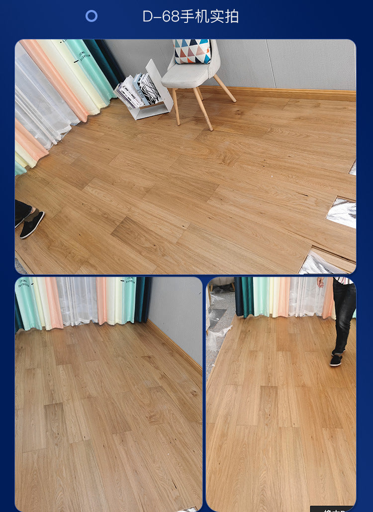In stock wholesale Door-to-Door Installation Oak Multi-layer Small Knot Locking Solid Wood Flooring Eco-friendly Underfloor Heating Composite Flooring