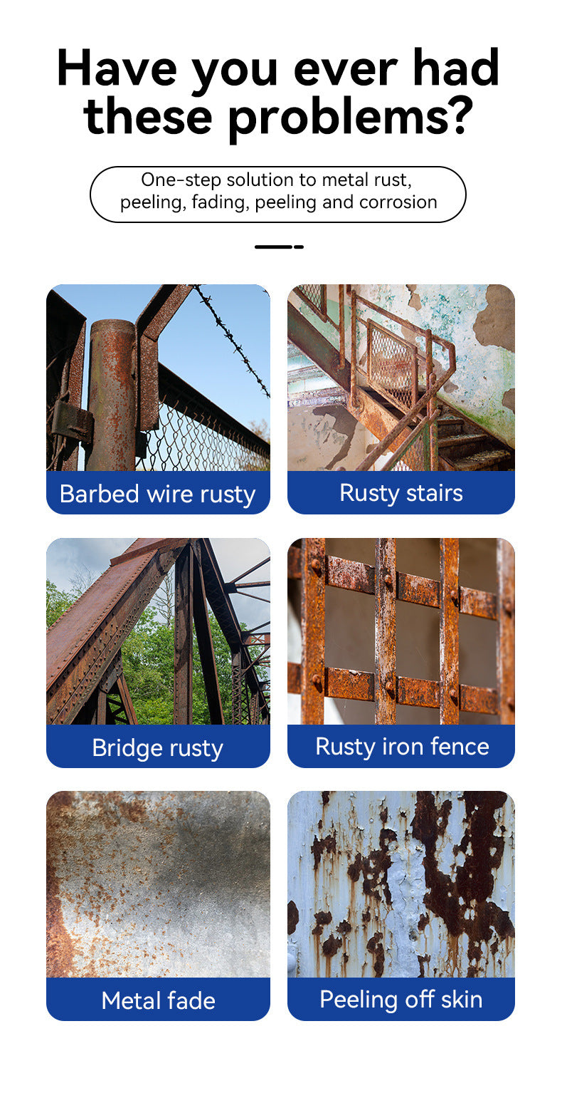 Water-based Anti-rust Paint Metal Paint Rust-free Iron Rust Metal Paint Color Steel Tile Renovation Rust Fixing Agent Multi-color Metal Paint
