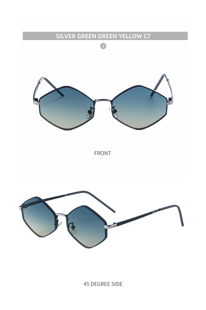 Polygonal Sunglasses for Women with a Sense of Sophistication2025New European and American fashion sunglasses driving UV protection glasses