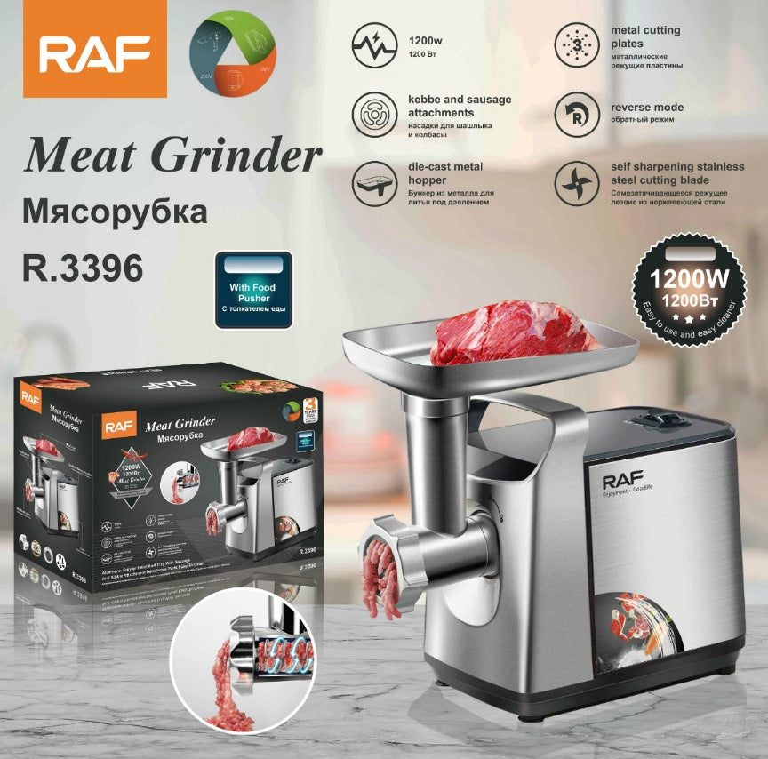 【Exclusive for 】Electric Meat Grinder Household Multi-Functional Fully Automatic Stainless Steel Mincer Meat Grinder Sausage Maker
