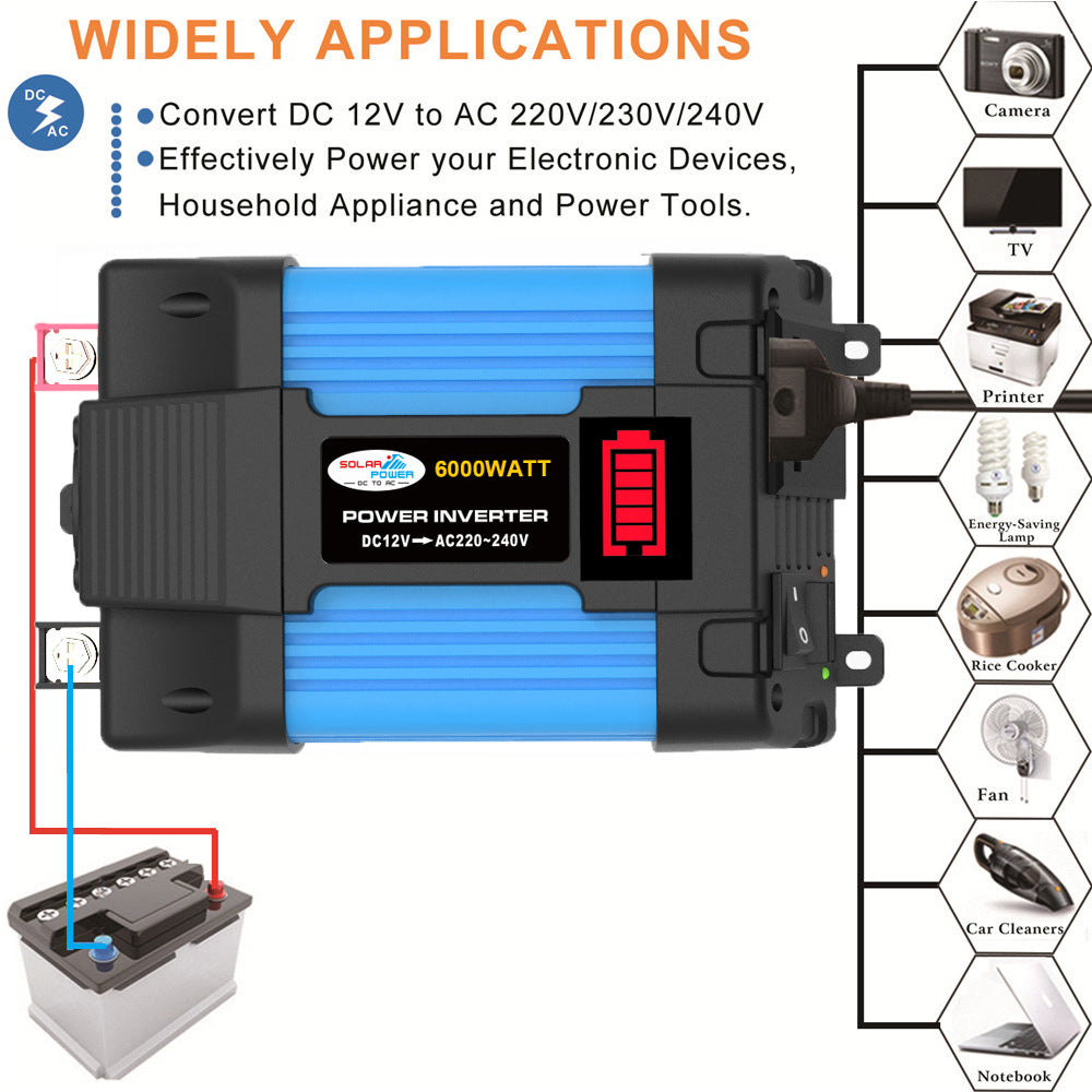 Vehicle Inverter300W 500W 12V Turn110V 220V Car Inverter【New Product】