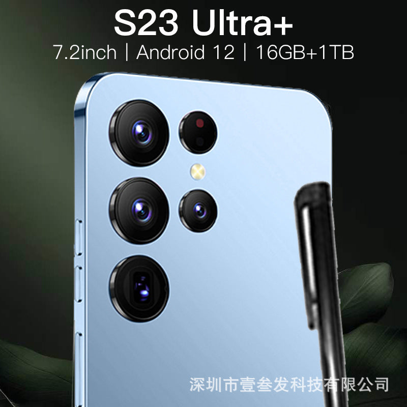 S23 Ultra Popular(2+16G) 7.3Inch4G All-in-One New Smartphone Factory