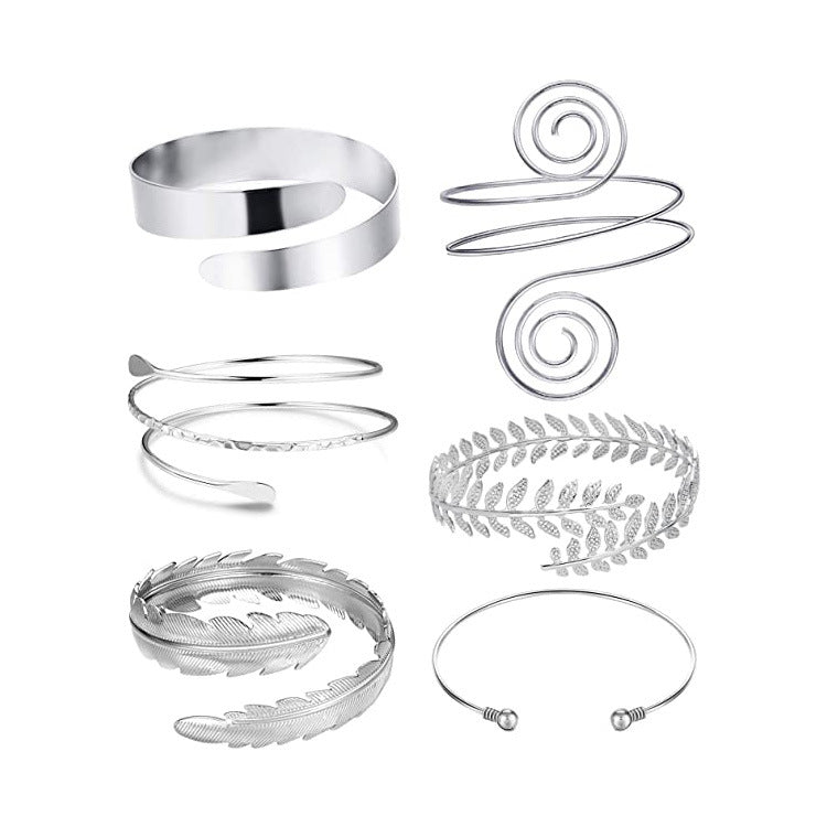 Alloy Arm Bracelet for Women Versatile High-end Jewelry for Men ins Niche Accessories Bracelet