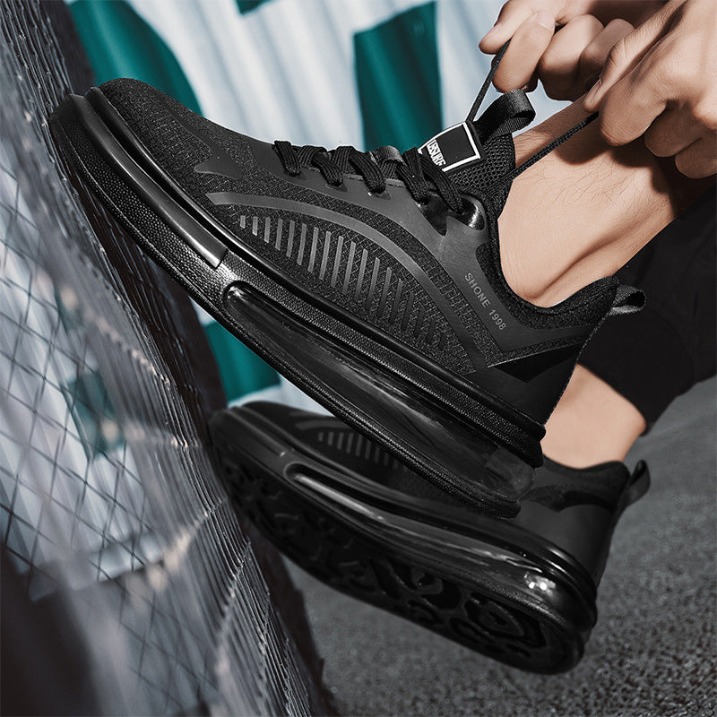 plus Size Spring New Comfortable Sports Shoes Casual Running Shoes Cushioned Lightweight Breathable Shock Absorption Trendy Shoes