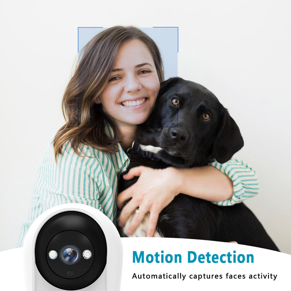 Smart Surveillance Camera with Visual Two-Way Video Call, One-Key Call, Screen, Home Baby Monitor, Infrared
