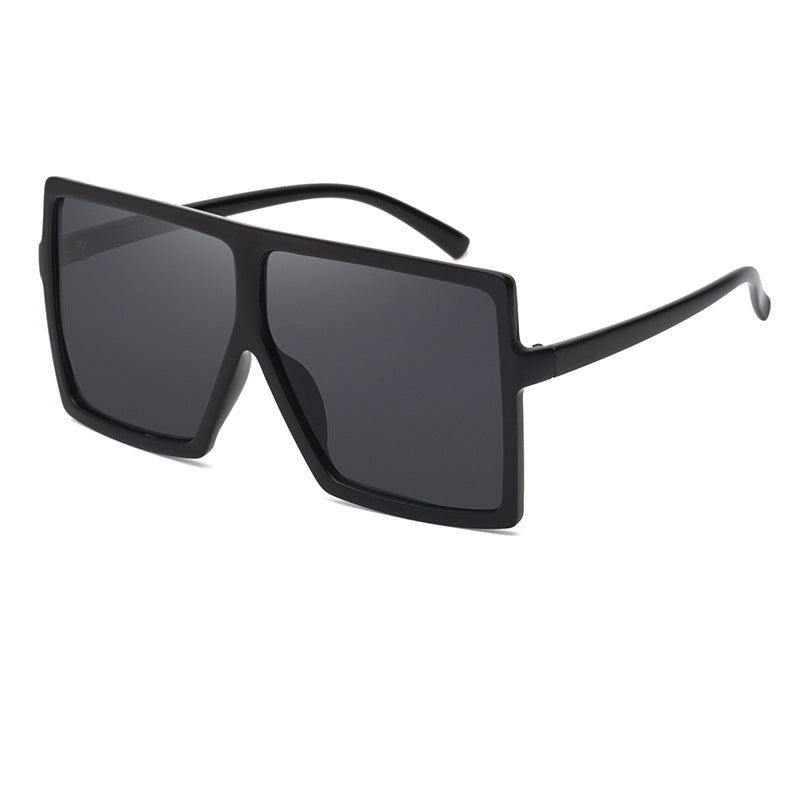 Large Frame UV Protection Sunglasses17059European and American Fashion Internet Celebrity Sunglasses for Women Trendy sunglasses