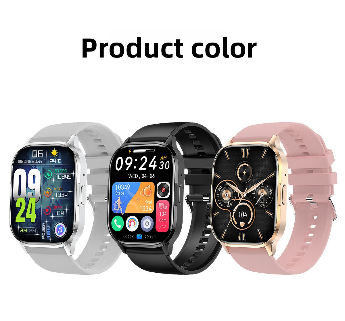 New HK21Smart watch multi-dial switching rotary button NFC Payment led Large Screen Factory