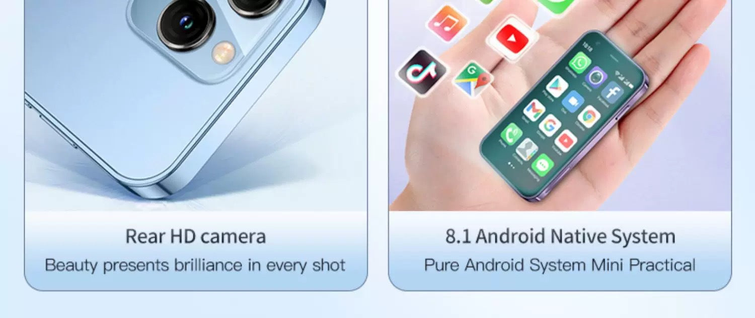 New Mobile Phone XS15 Smartphone Dual SIM Mini Phone Straight Touch Screen Android3G Hot-selling Small Mobile Phone