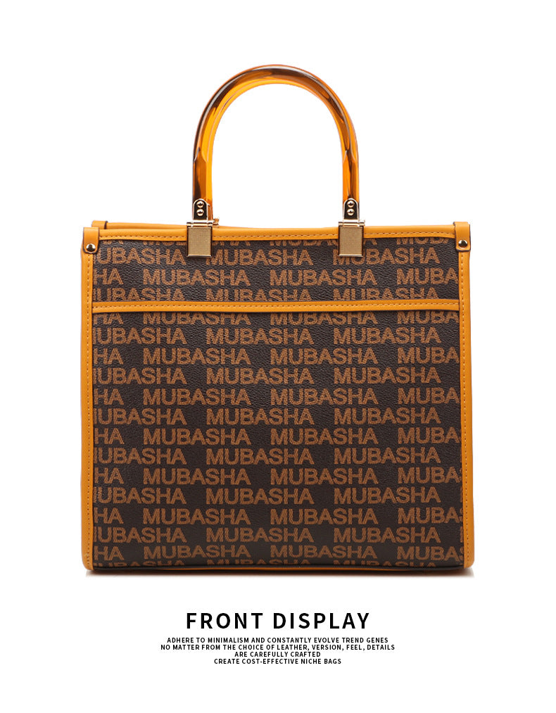 Women's Fashion Trend New Vintage Floral Series Handbag Large Capacity Unique Stylish Crossbody Bag