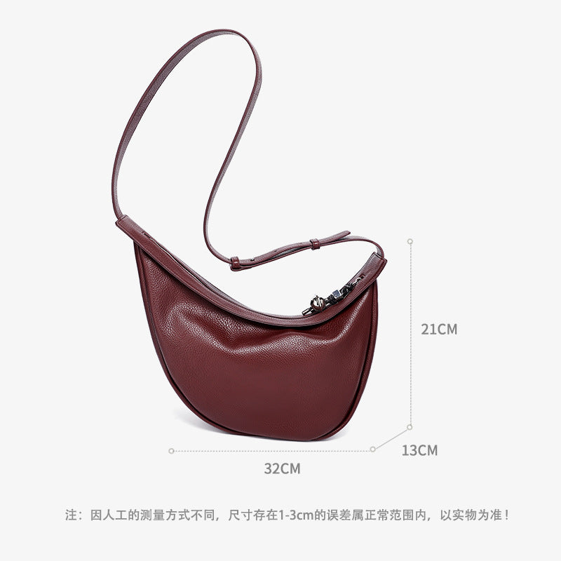 New Fashion Women's Dumpling Bag, Unique Design Casual Women's Chest Bag, Trendy Versatile Single Shoulder Crossbody Underarm Bag
