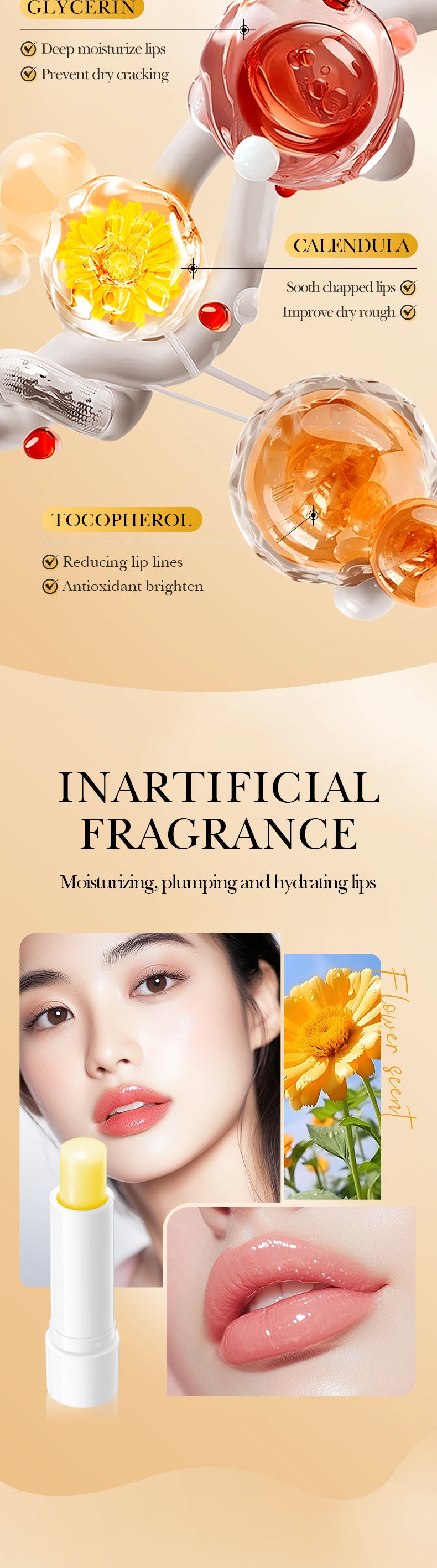 Propolis Softening Lip Balm BIOAOUA Anti-chapped Moisturizing Lip Balm Cross-Border Wholesale