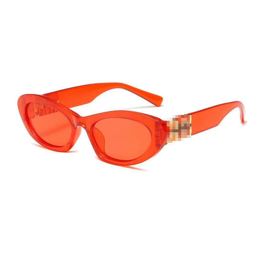mm New Retro Narrow Frame Cat Eye Women's Small Frame Sunglasses Fashion Cat Eye Sunglasses Trendy Sunglasses Wholesale