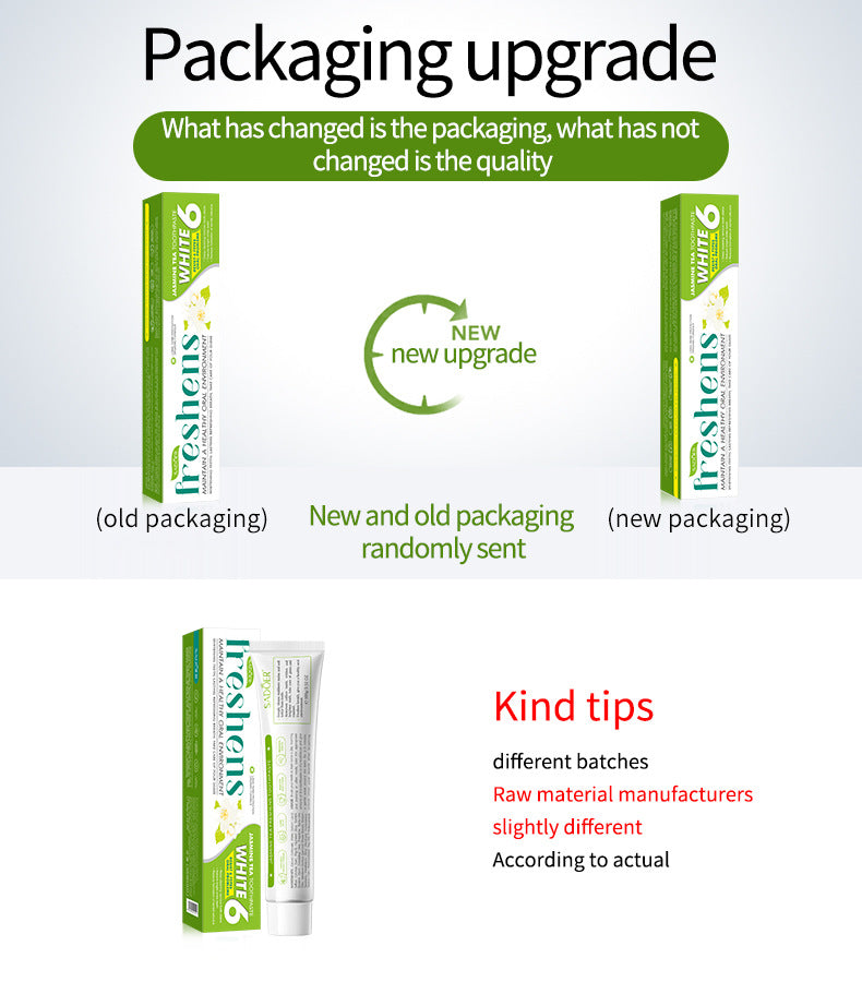 Plant Fruit Probiotic Toothpaste SADOER Oral Whitening Teeth Gum Care Toothpaste  Wholesale