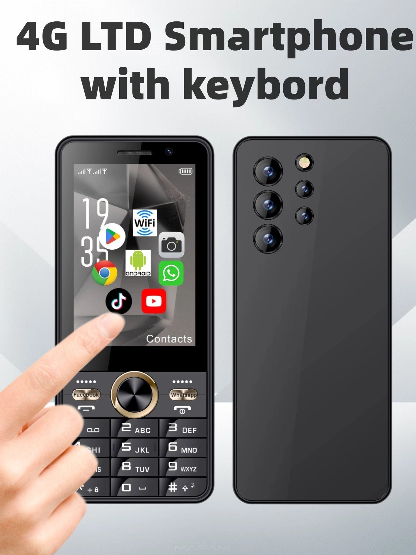3.5Touchscreen Button Android Smartphone4G Universal Dual SIM2+16Large battery WIFI