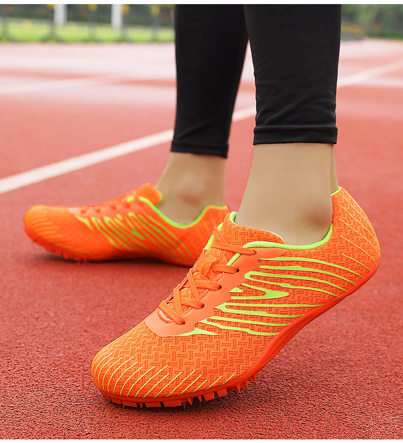New Professional Track and Field Shoes for Men and Women, Students, Teenagers, Running, Standing Long Jump, Hurdles, High Jump, Spikes, Physical Education Shoes