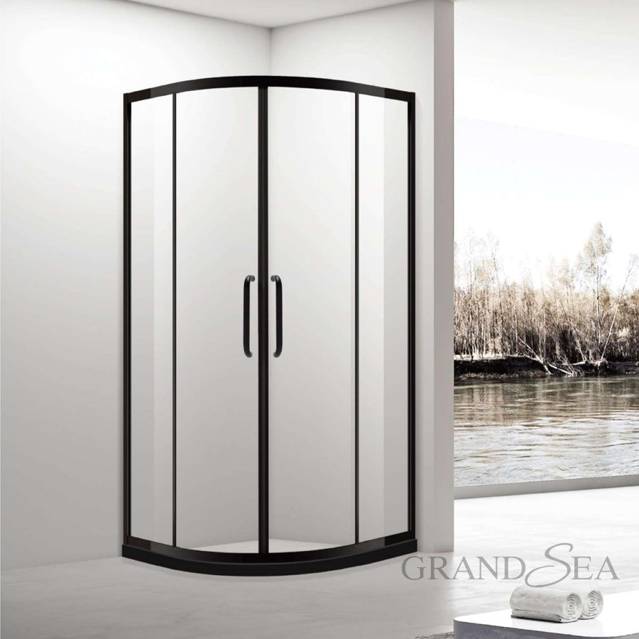 Wholesale Clean Tempered Glass Bathroom Shower Sliding Doors for Building
