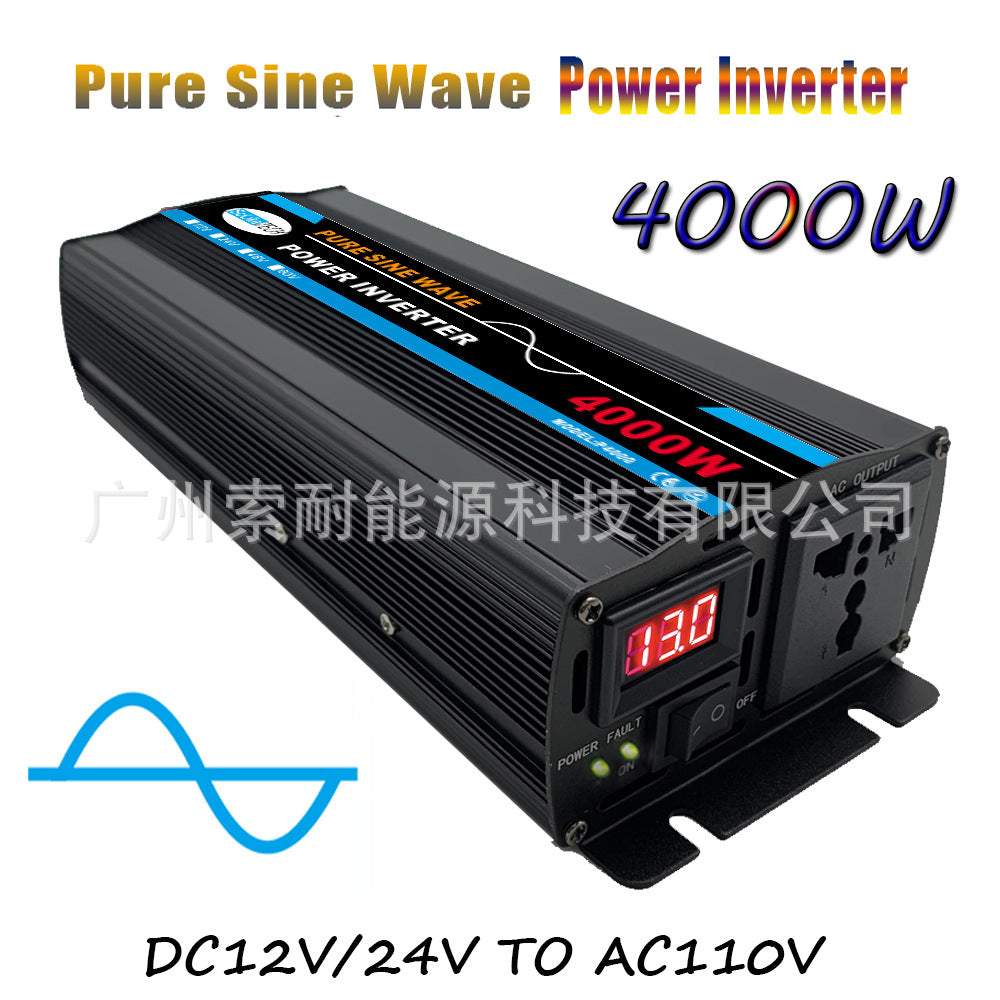 800W Sine Wave Inverter DC12V/24V Turn AC110V120VWish Shopee Platform Export