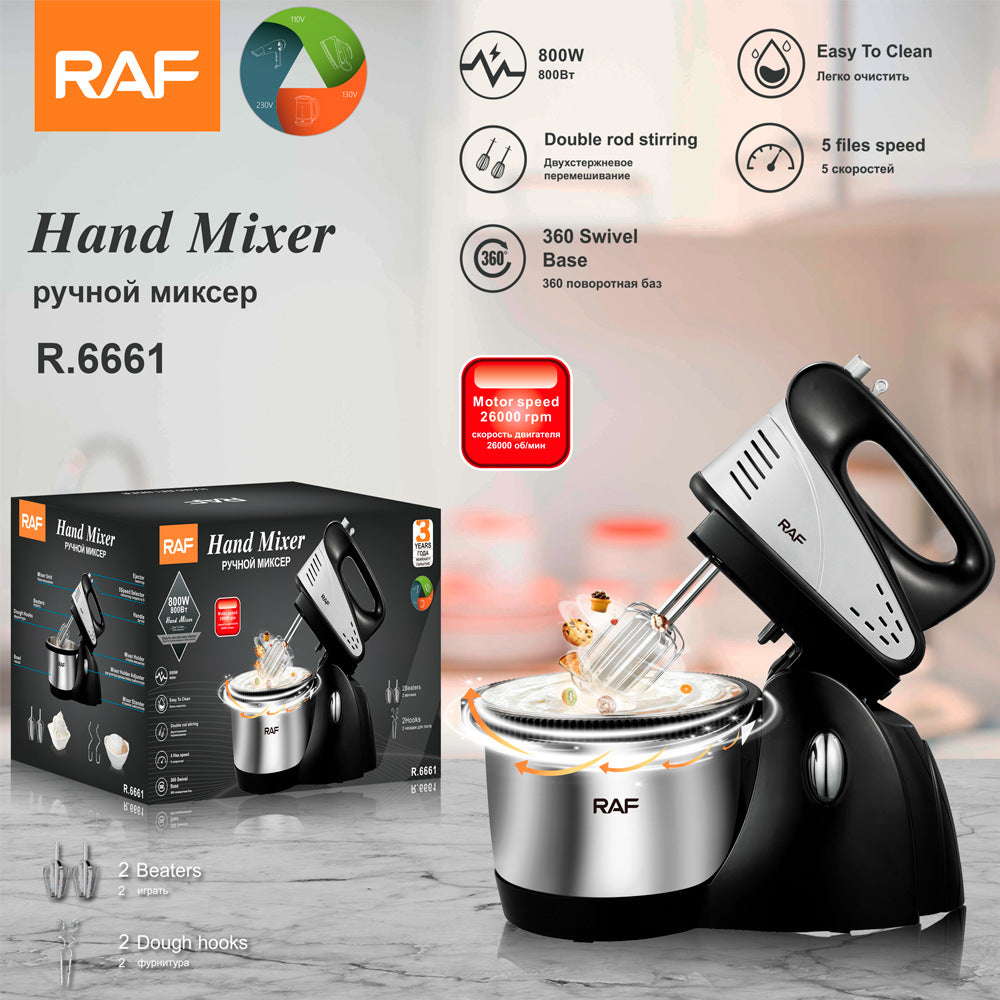 EU Standard High-Power Egg Beater Electric Household Desktop Fully Automatic Egg Mixer Milk Cap Stirrer Cream Whisk