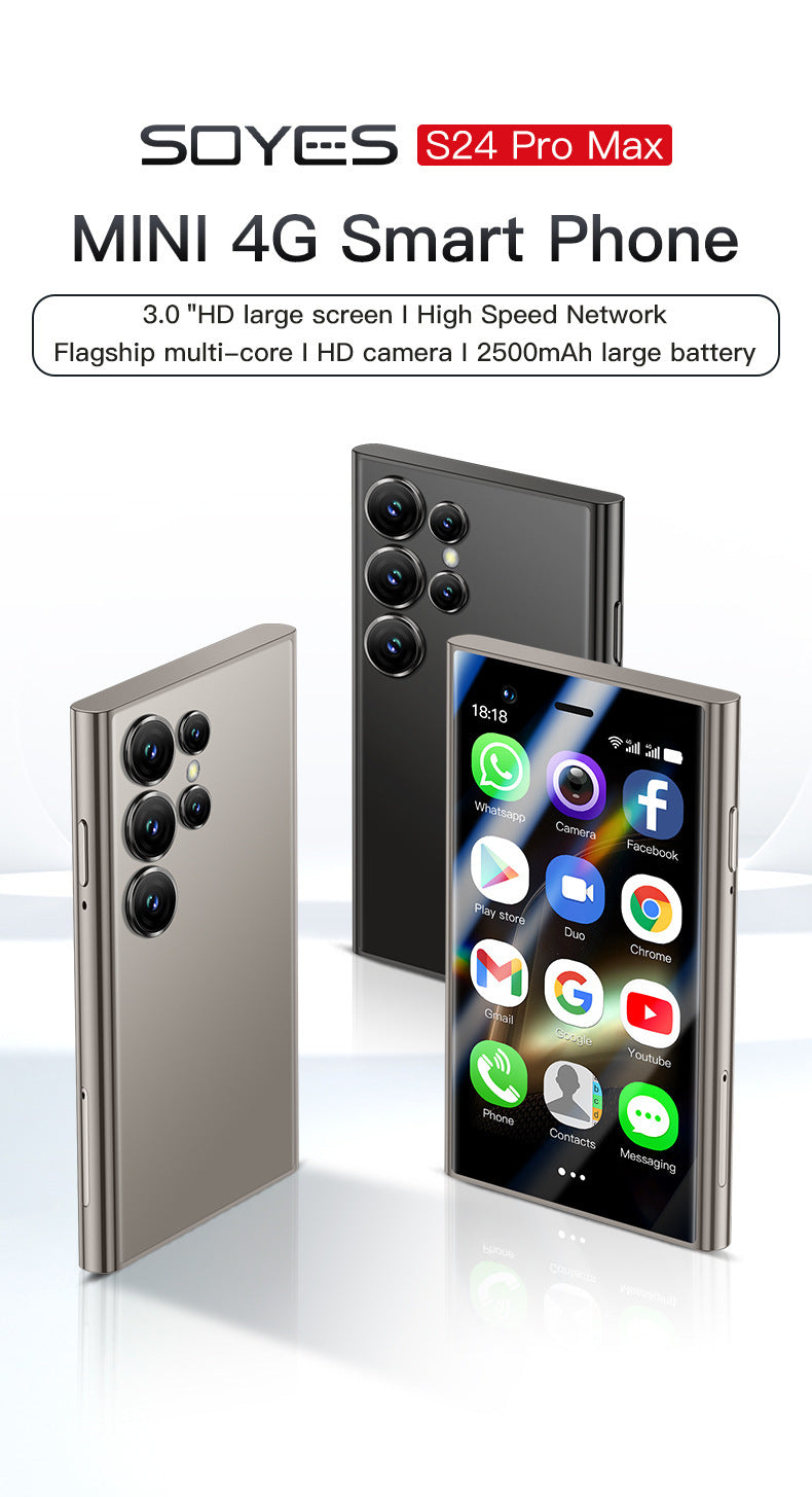 S24promax Mini Smartphone Full Network Compatible4G Ultra-small Pocket Android Quad-core