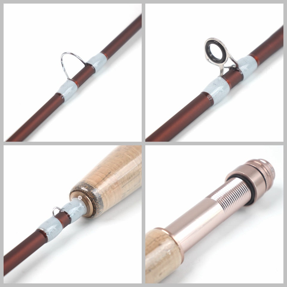 Fly Rod5/6#Fly fishing rod carbon ultra-light4Jie Xixiu Fishing Rod European and American Popular Fishing Gear Manufacturer Wholesale