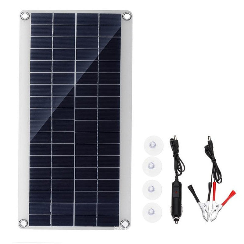 25W Flexible Lightweight Portable Solar Charging Panel with Controller Solar Charger Solar Panel