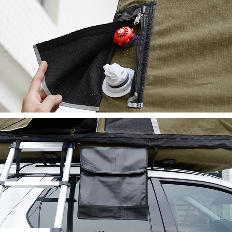 Specialized Car Roof Inflatable Tent Camping Car Gear Portable Rainproof Army Green Tent Outdoor Camping