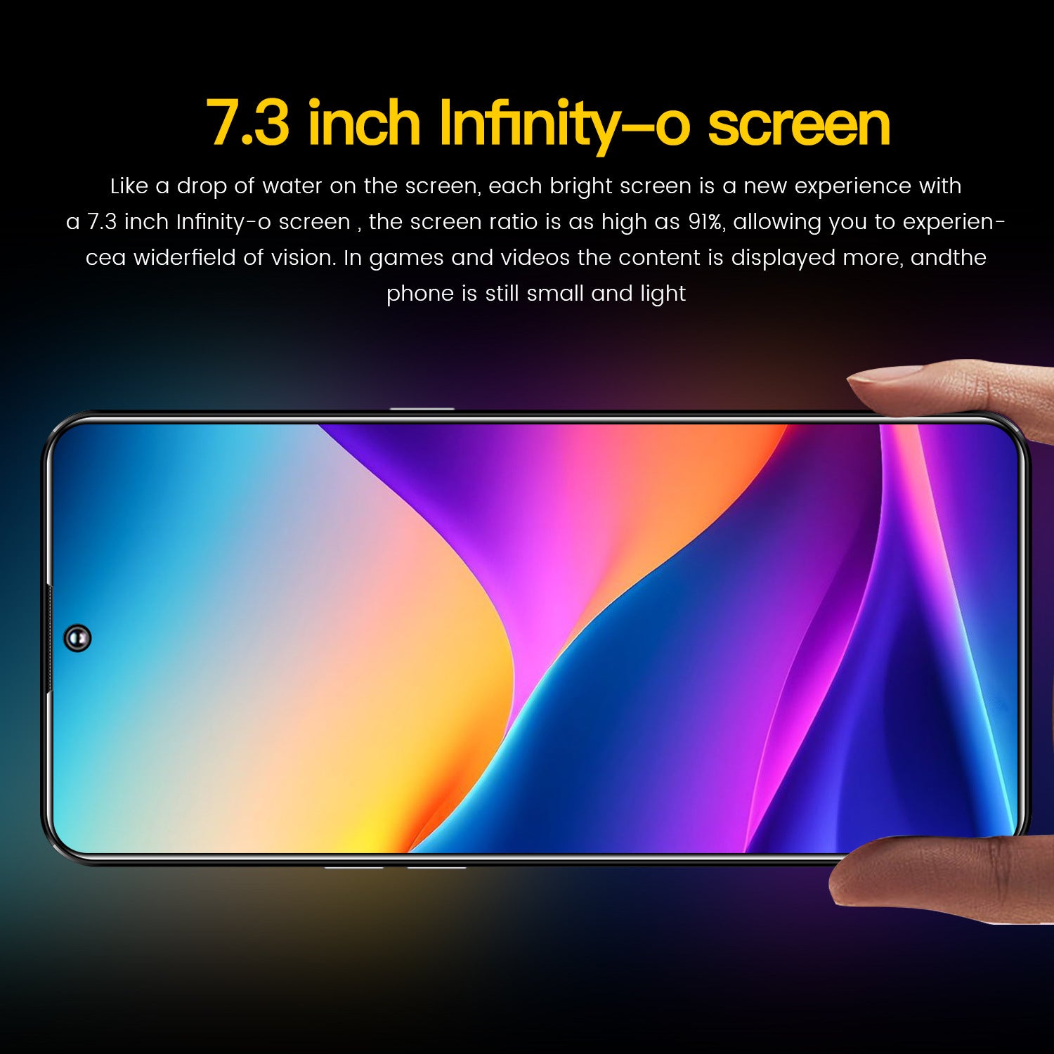 Mobile Phone Spark10 Pro Android4G Mobile Phone16+1T Side fingerprint scanner AI Smartphone(Popular)