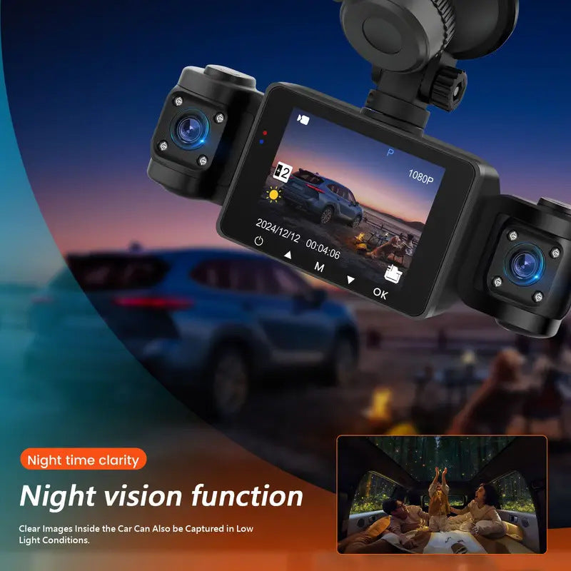 New S7Sanlu Dash Cam Private Model Car Camera Parking Monitoring HD Night Vision1080P